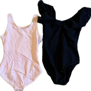 Set of 2 Bloch Size Small 8/10 Ballet Leotards